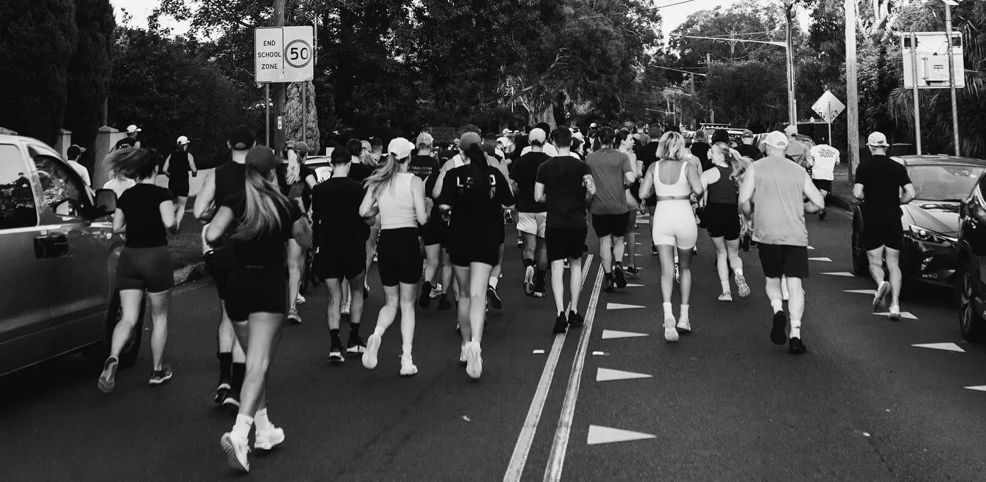 The Yard community gathering for Run Club